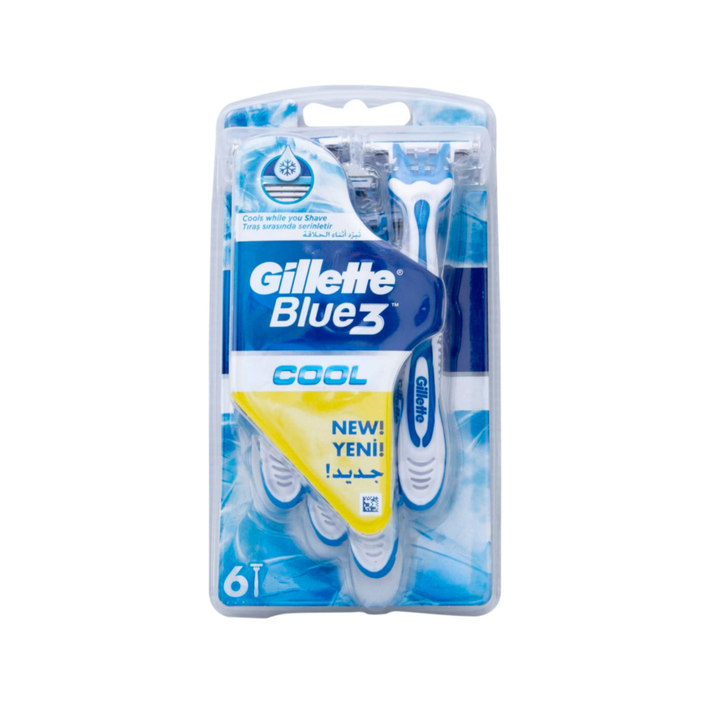 Gillette Blue 3 Cool Disposable Razors 6 Adet