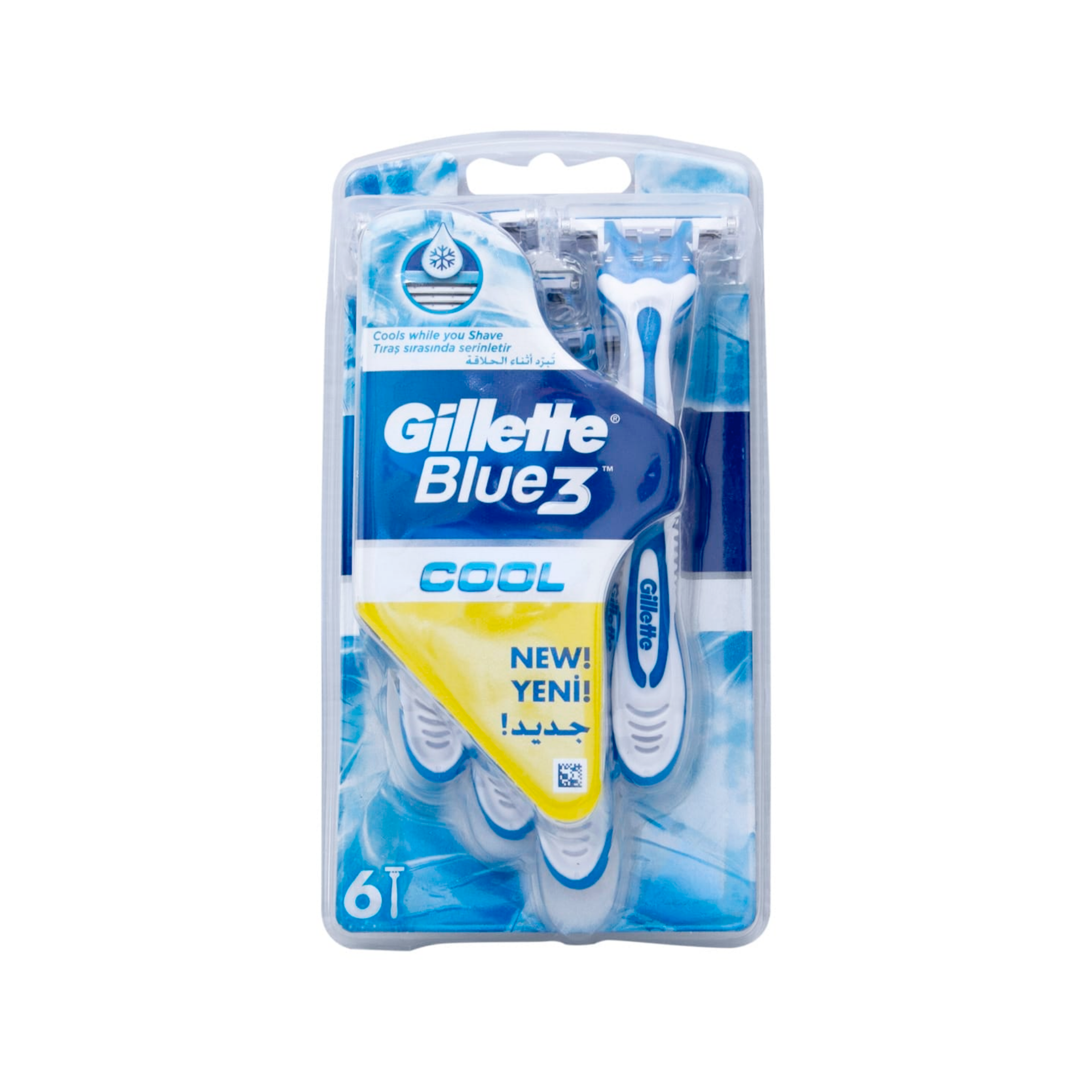 Gillette Blue 3 Cool Disposable Razors 6 Adet