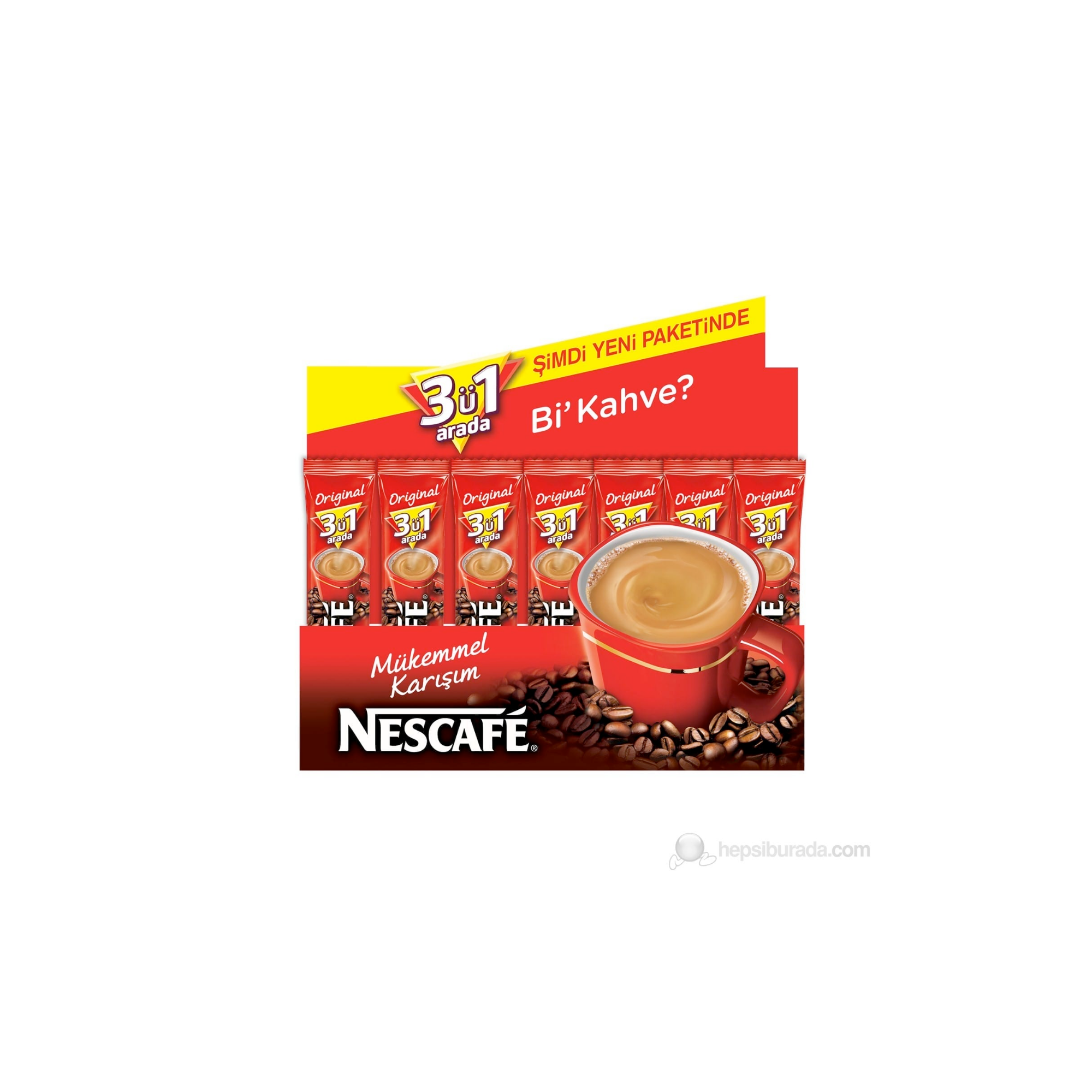 Nescafe 3'ü 1 Arada 80 (7X18.5G)