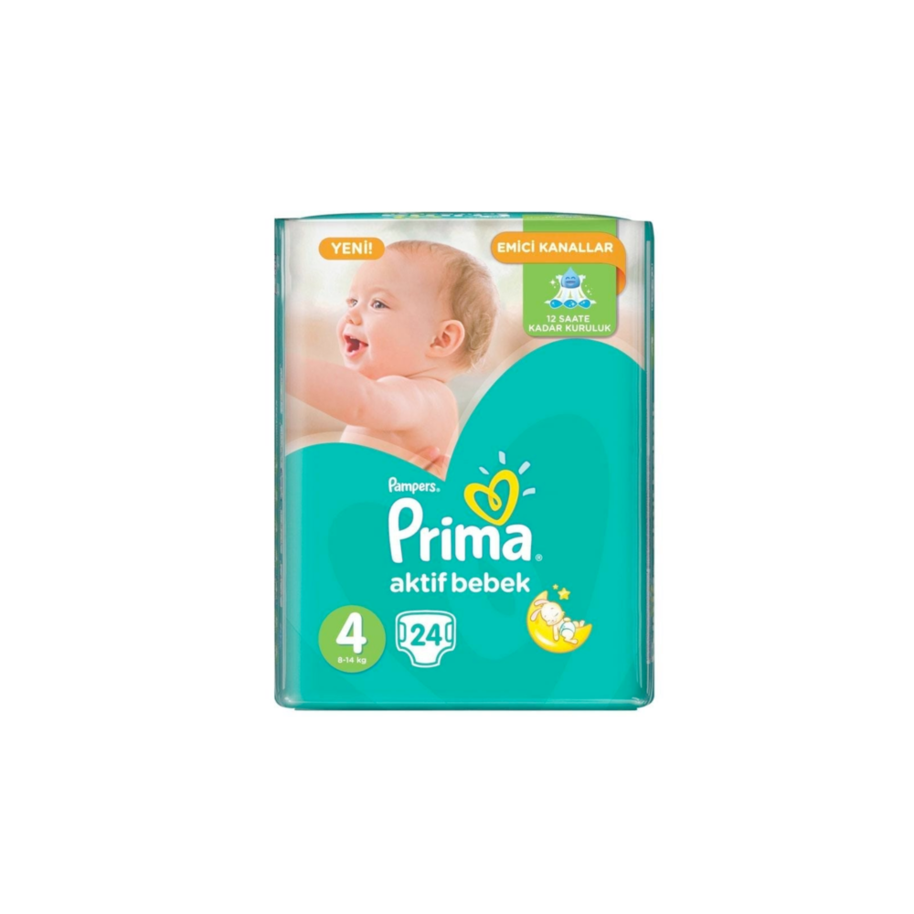 Pampers Prima No4 24 Adet