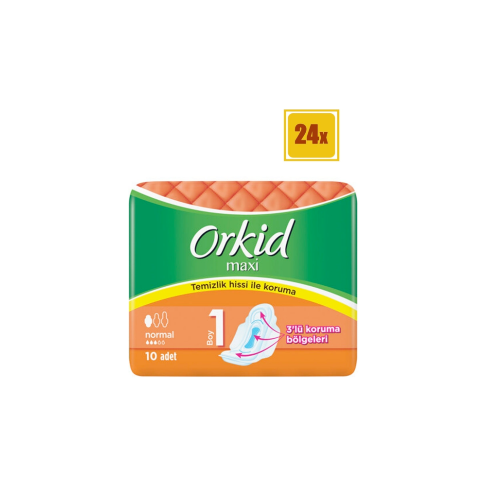 Orkid Maxi Normal Ped 10 Adet