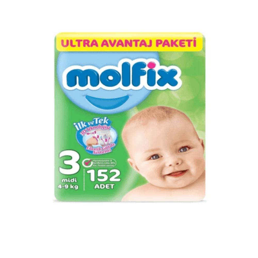 Molfix Ultra Fırsat Paketi No 3 152 Adet