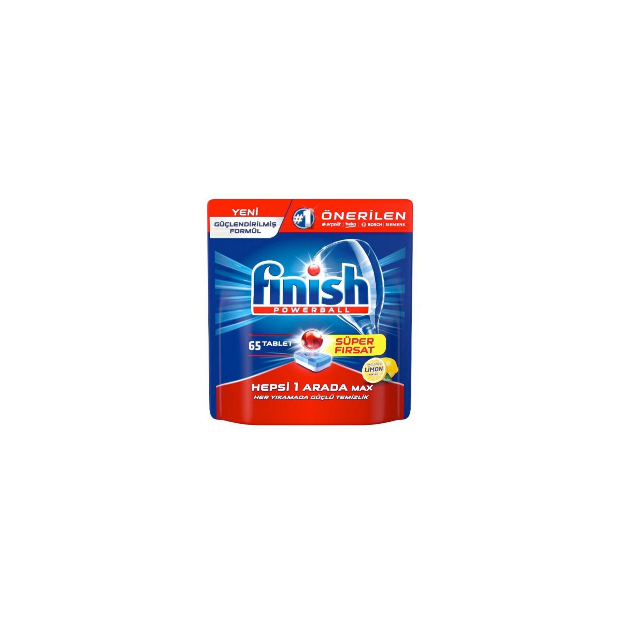 Finish Hepsi Yağ Giderici Limon Kokulu 65 Adet