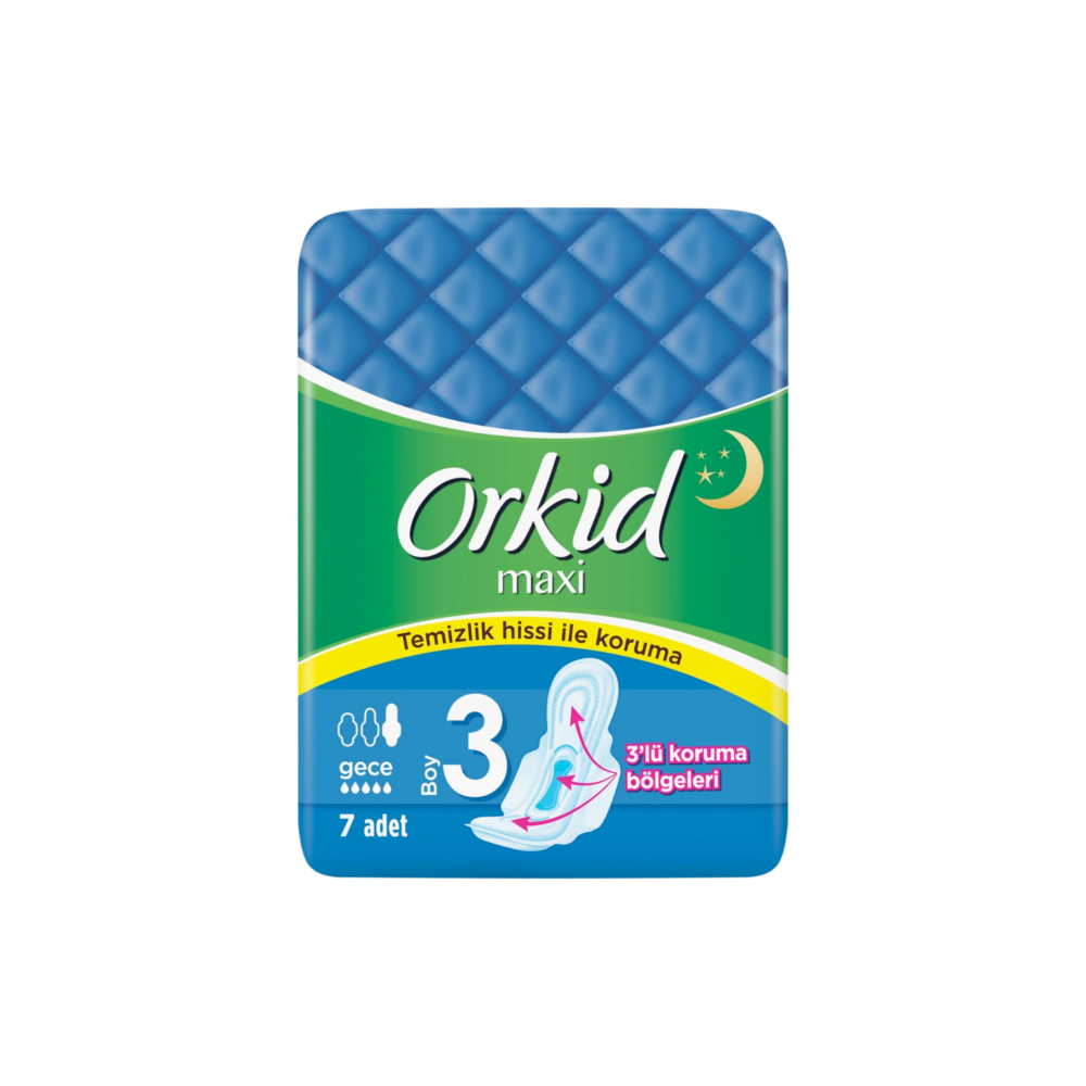 Orkid Maxi Gece Ped 7 Adet