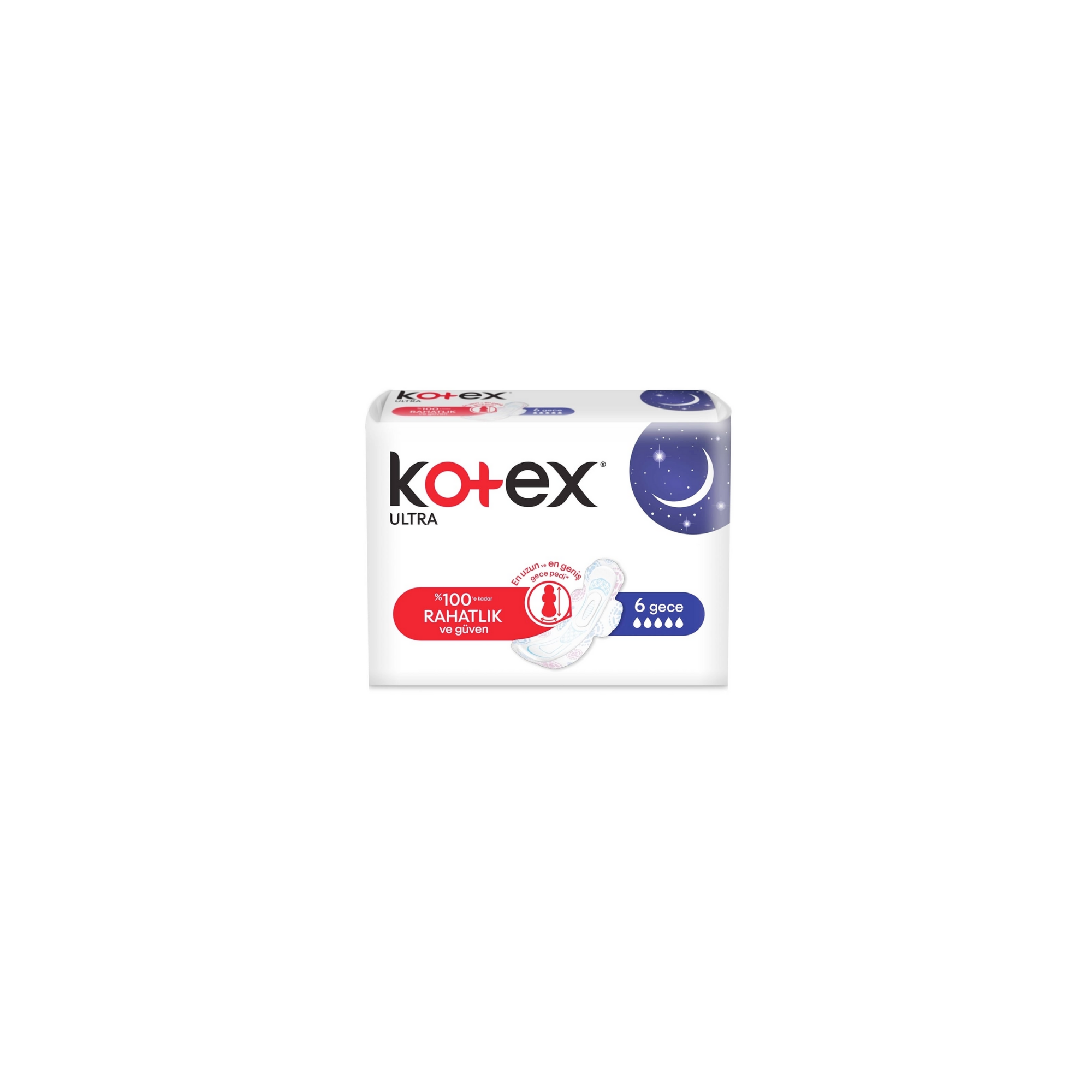 Kotex Ped Ultra Gece 6 Adet