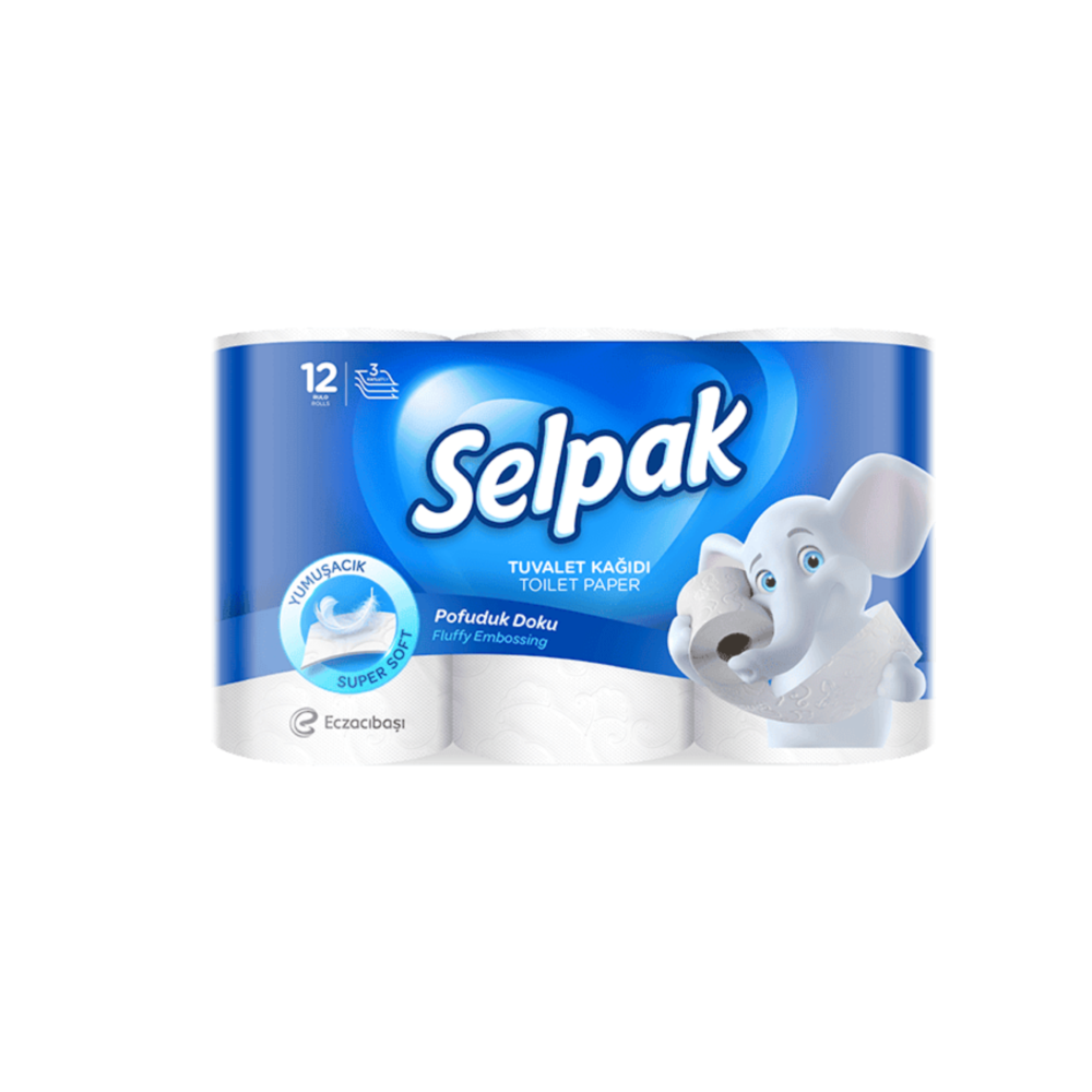 Selpak Tuvalet Kağıdı 12 Adet