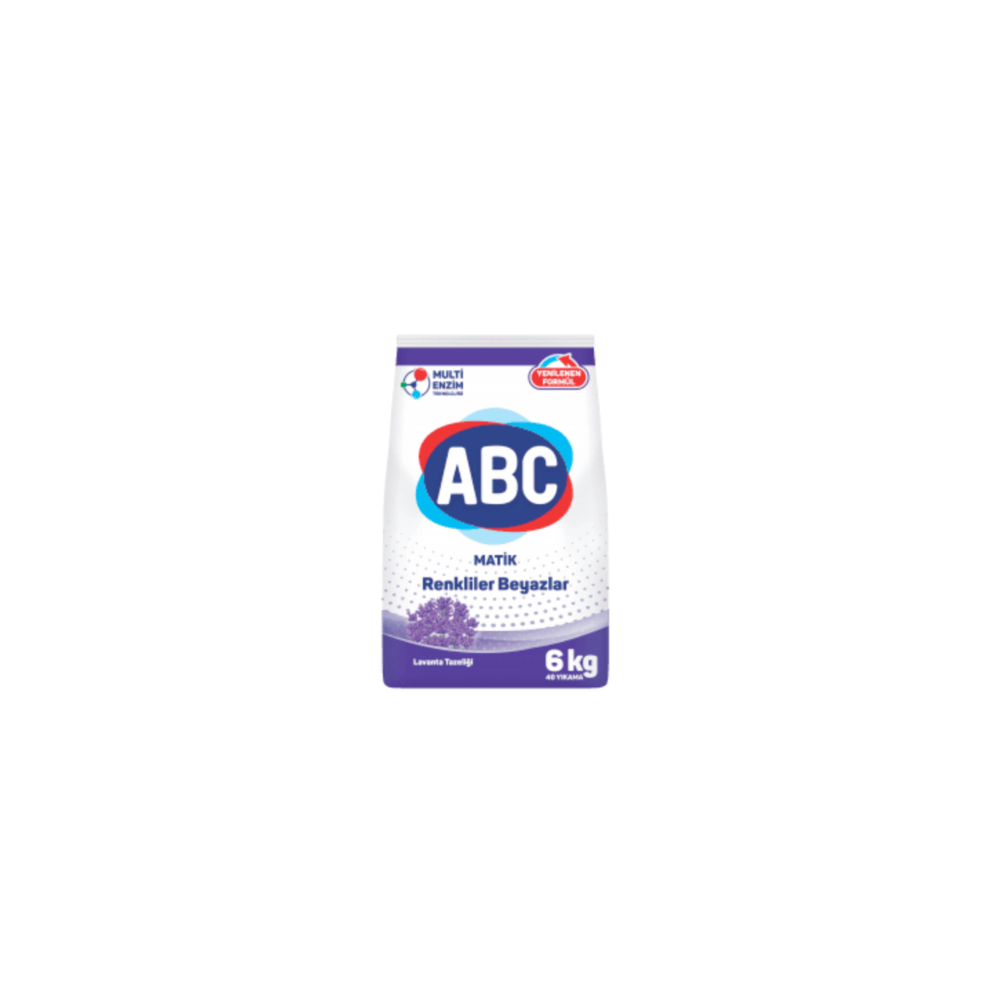 Abc Toz Deterjan Lavanta Tazeliği 6 Kg