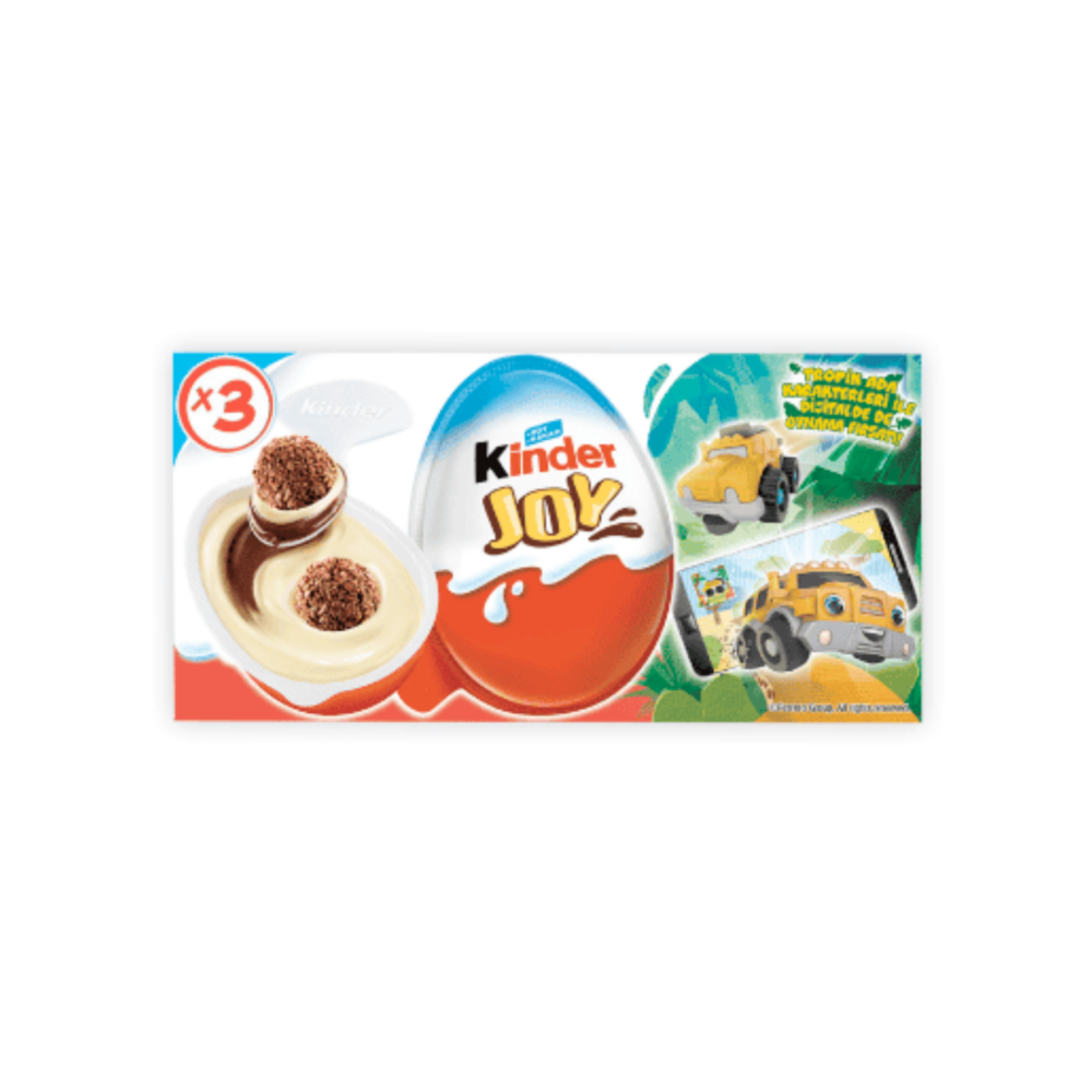 Kinder Joy Sürpriz Yumurta Erkek 3X20 60 Gr