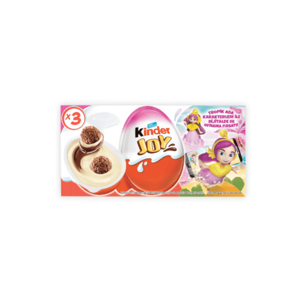 Kinder Joy Sürpriz Yumurta Kız 3X20 60 Gr