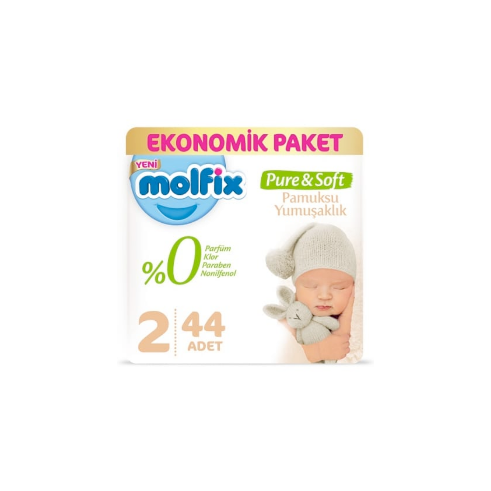 Molfix Ekonomik Paket No 2 44 Adet