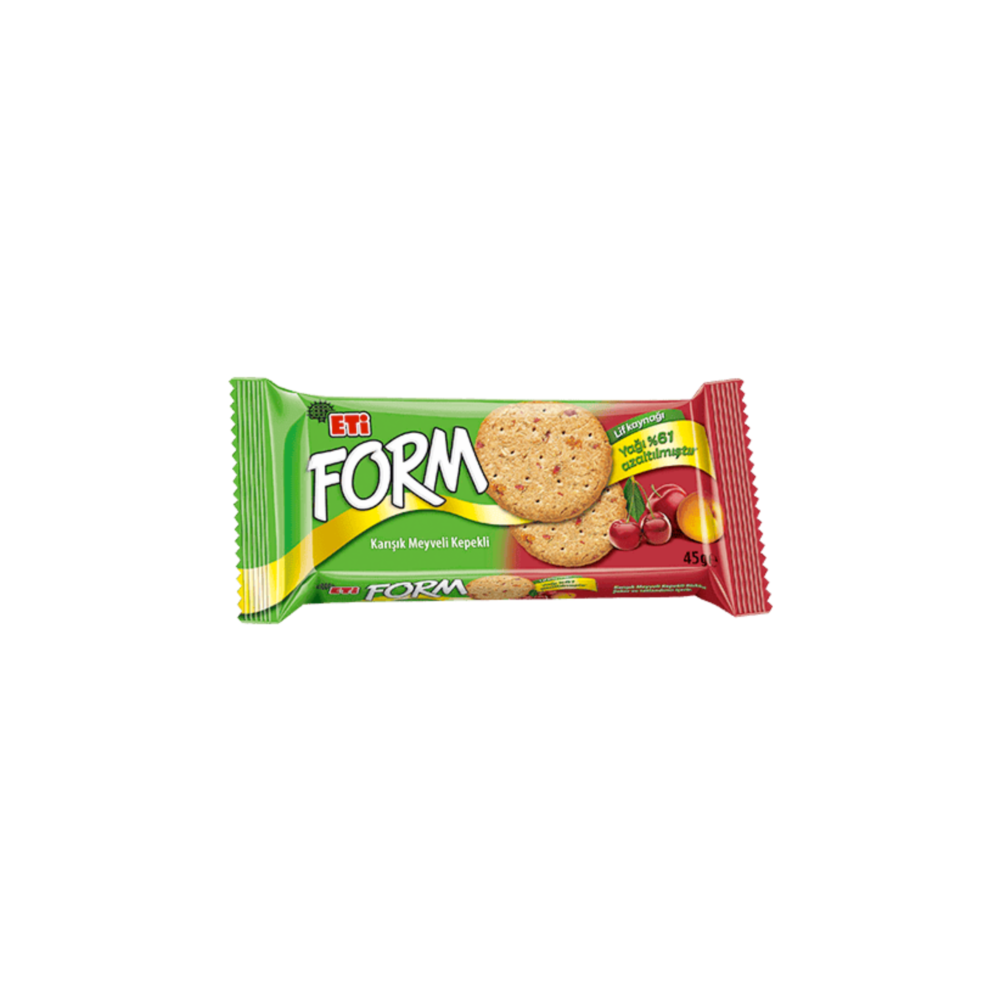 Eti Form Kepekli Bisküvi 45 Gr