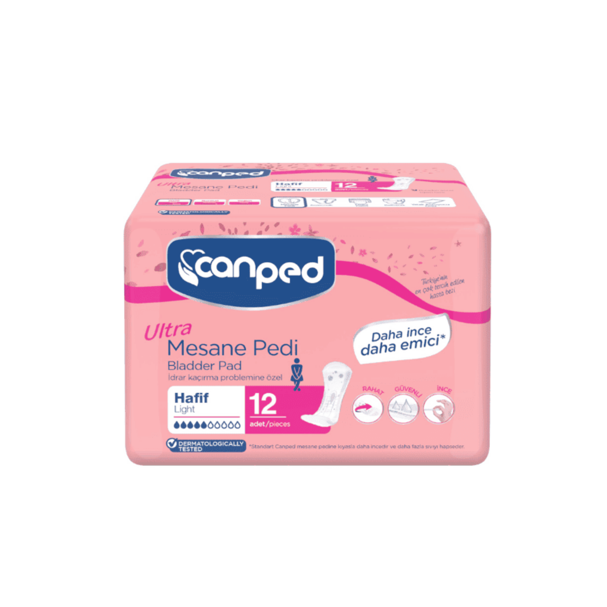Canped Ultra Mesane Pedi Hafif 12 Adet
